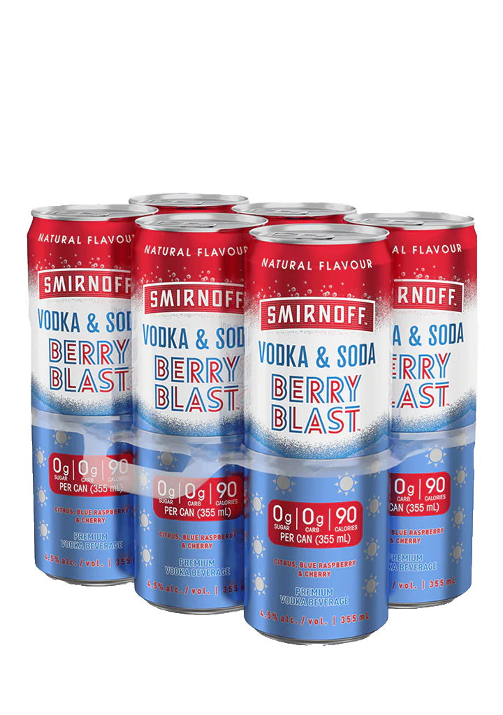 SMIRNF VODKA BRY BLAST 6x355ml [6 ea]