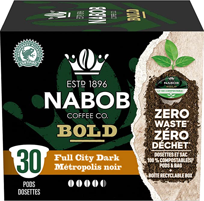 NABOB COFFEE POD FULL CITY DRK [292 g]