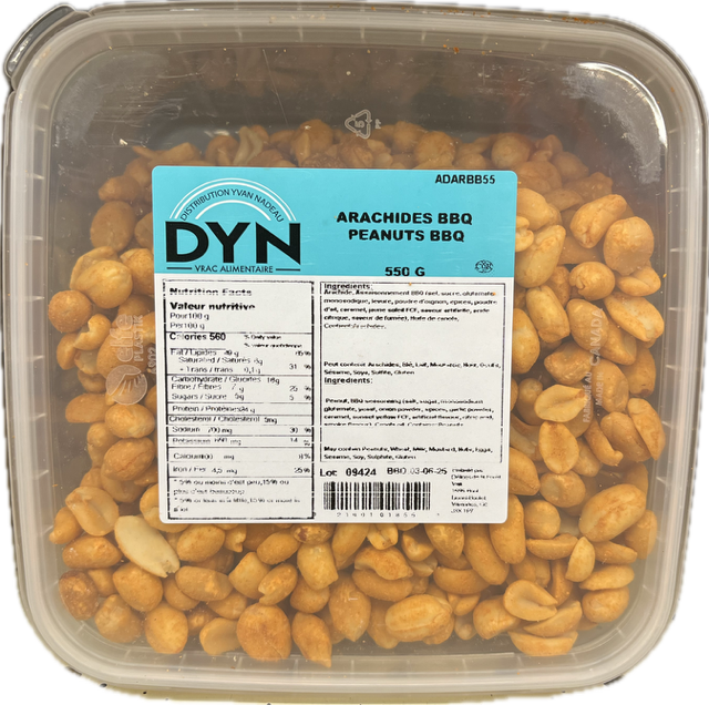 DYN PEANUTS BBQ 550g
