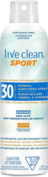 LIVE CLN SPORT SUNSCREEN [177 ml]