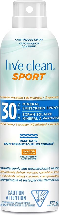 LIVE CLN SPORT SUNSCREEN [177 ml]