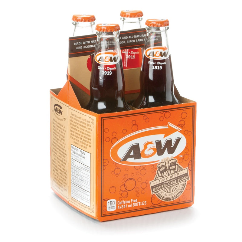 A&W ROOT BEER 4x341ml [4 ea]