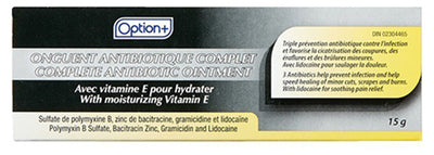 OPTION+ ANTIBIOTIC OINTMENT [15 g]