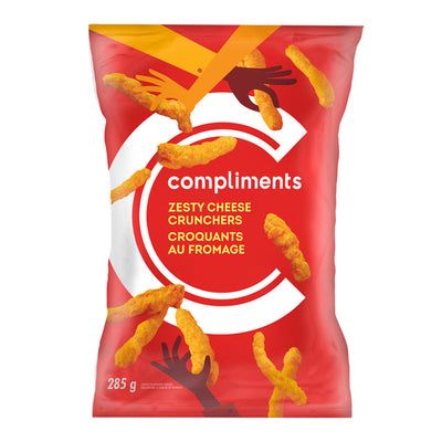 COMP ZESTY CHEESE CRUNCHERS [285 g]