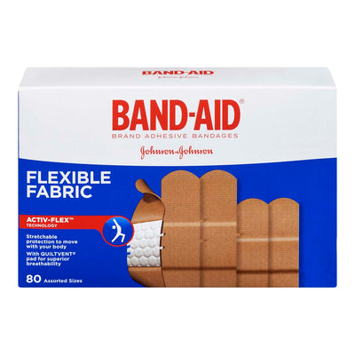 BANDAIDS FLEXIBLE FABRIC 80S [80 ea]