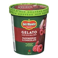DEL MONTE GELATO RASP CHOCO