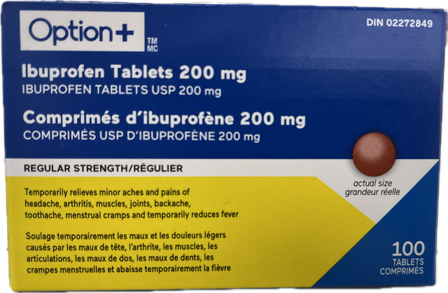 OPTN+ IBUPROFEN 200mg TAB 100s [100 ea]