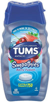 TUMS SMOOTHIES BERRY FUSION [60 TAB]