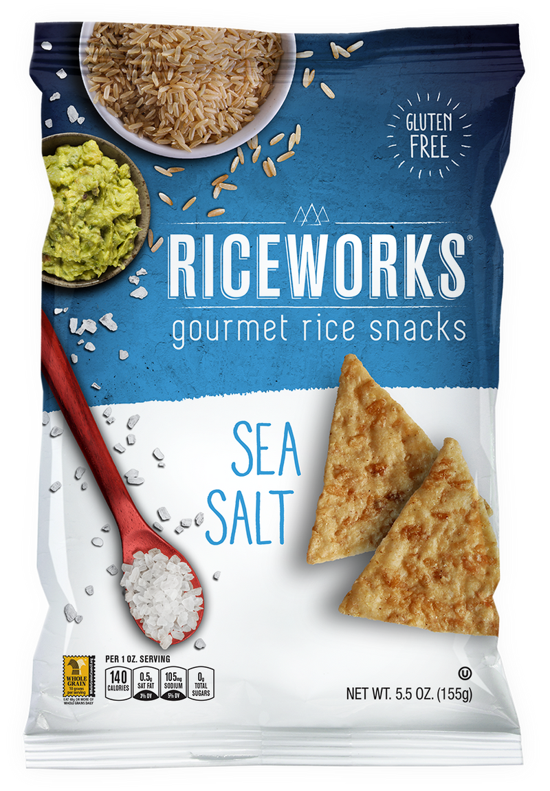 BROWN RICE CRISPS SEA SALT [156 g]