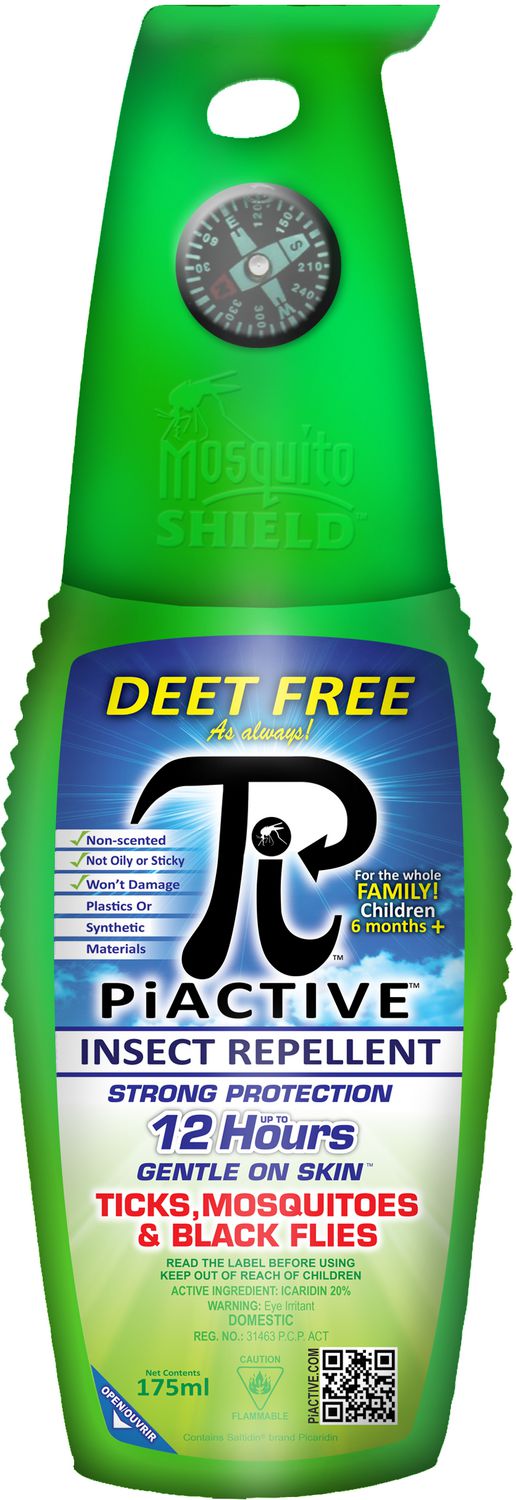 PIACTIVE DEET FREE REPELLENT [175 ml]