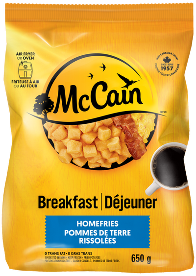 MCCAIN BRKFST HOMEFRIES 650g