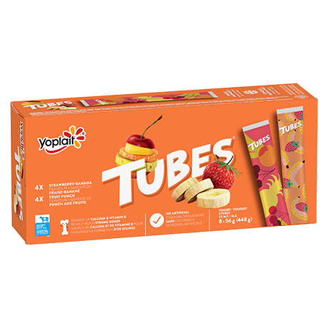 YOPLAIT YOGURT TUBES STRW FRT [448 g]