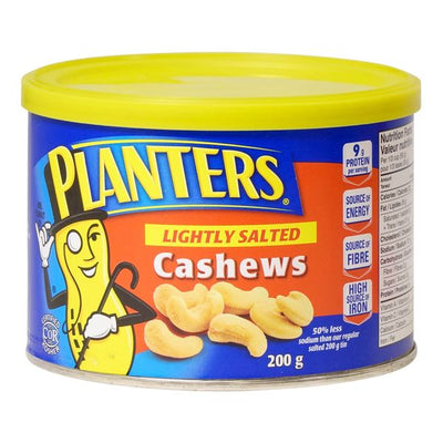 PLANTERS LITE SALTED CASHEWS [200 g]