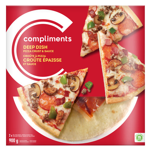 COMP DEEP DISH PIZZA CRST & SC [900 g]