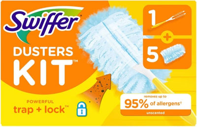 SWIFFER DUSTER 5 PADS + HANDLE [5 ea]