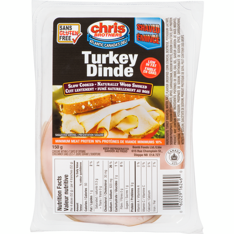 CHRIS BRO SHAVED TURKEY [150 g]