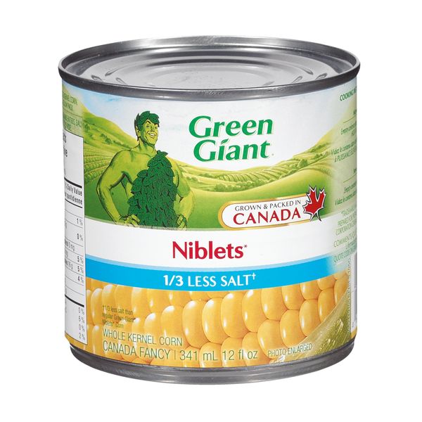 GREEN GIANT CORN 1/3 LESS SALT [341 ml]