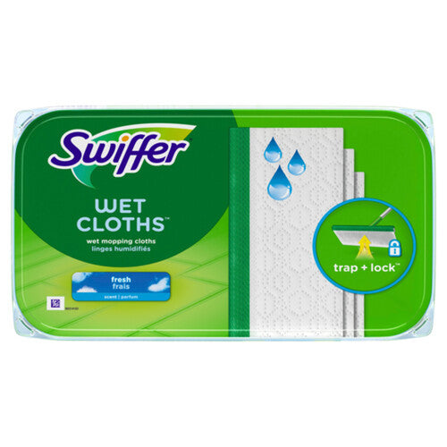 SWIFFER WET DISP CLOTHS [12 ea]