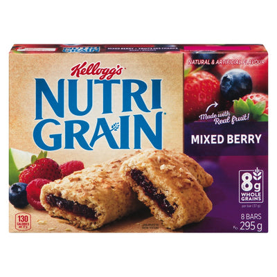NUTRIGRAIN BAR MIXED BERRY 8pk [295 g]