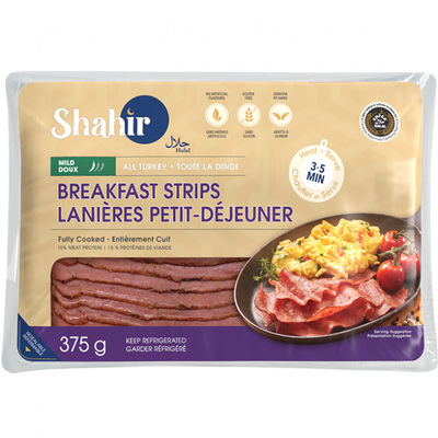 SHAHIR TURKEY BRKFST STRIPS [375 g]