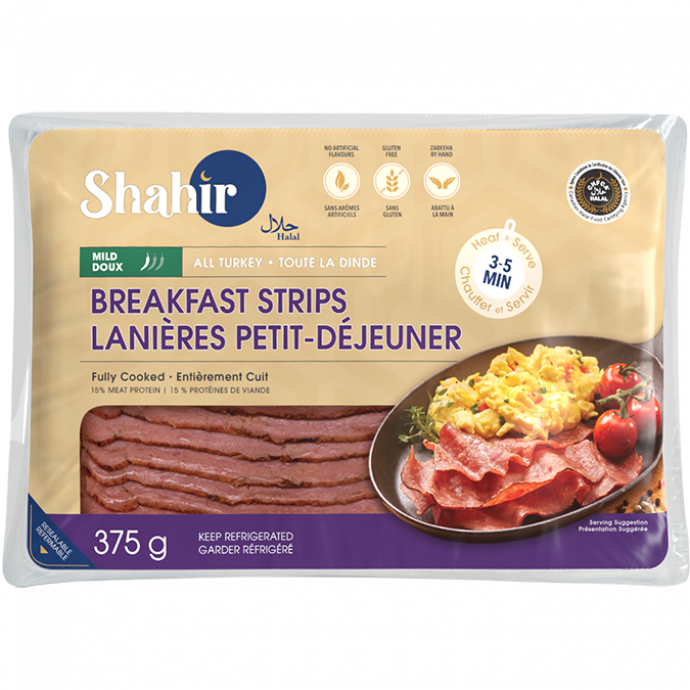 SHAHIR TURKEY BRKFST STRIPS [375 g]
