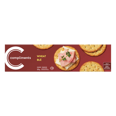 COMP WHOLE WHEAT CRACKERS [225 g]
