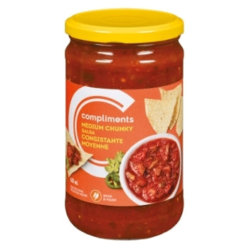 COMP MEDIUM SALSA CHUNKY 650ml