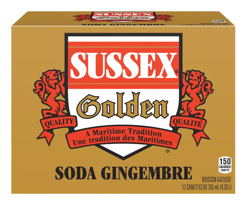 SUSSEX GINGER ALE 12X355ML [12 CN]
