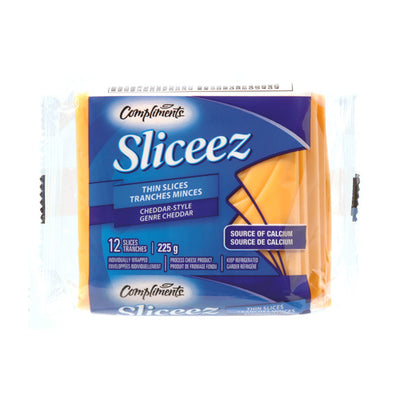 COMP PRCS CHEDDAR THIN SLICE [225 g]