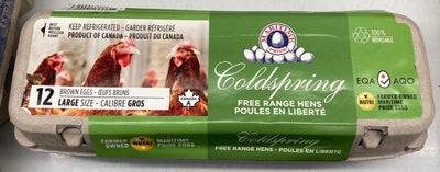 CLD SPRNG FREE RUN EGGS LARGE [12 pkg]