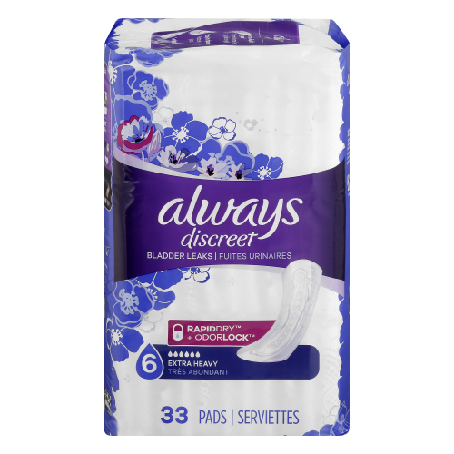 ALWAYS DISCREET PADS #6 [33 pcs]