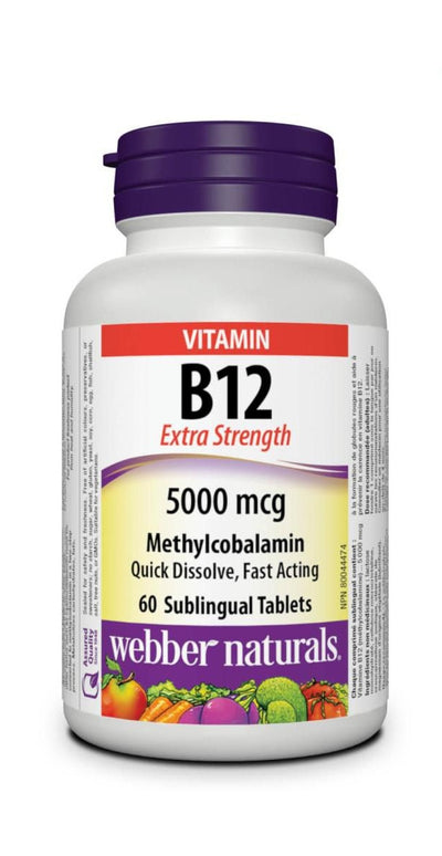 WEB VIT B12 METHYL 5000mcg SUB [60 ea]