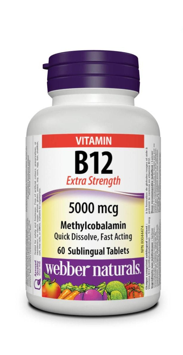 WEB VIT B12 METHYL 5000mcg SUB [60 ea]