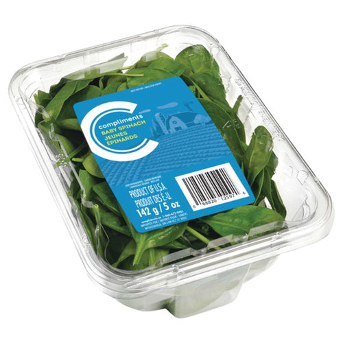 COMP BABY SPINACH 142g