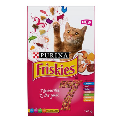FRISKIES CAT FOOD DRY 7 MIX