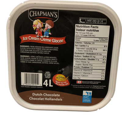 CHAPMAN 4L DUTCH CHOCOLATE
