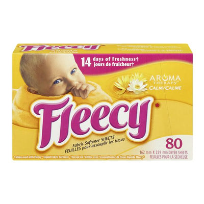 FLEECY DRYER SHEETS GNTL VAN 8 [80 pcs]