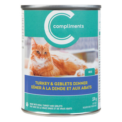 COMP CAT FOOD TURKEY GIB PATE