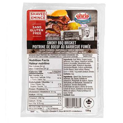 CHRIS BRO SHAVED BBQ BRISKET [150 g]