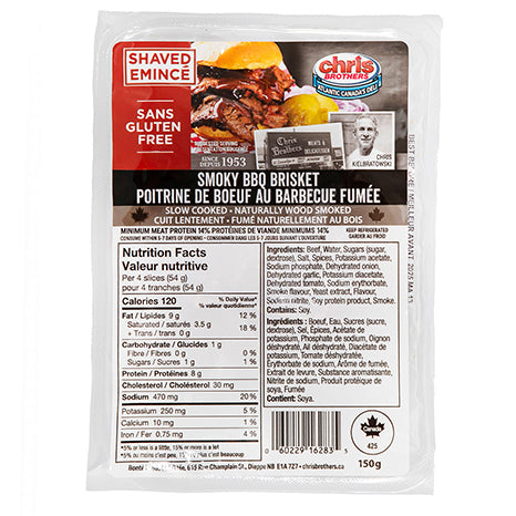 CHRIS BRO SHAVED BBQ BRISKET [150 g]