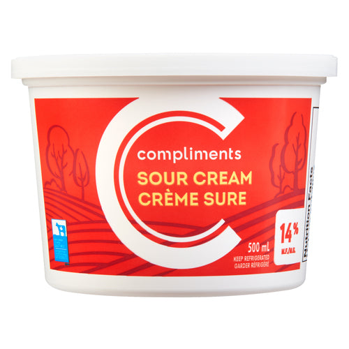 COMP SOUR CREAM 14% 500ml