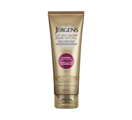 JERGENS NATURAL GLOW FAIR/MED [220 ml]