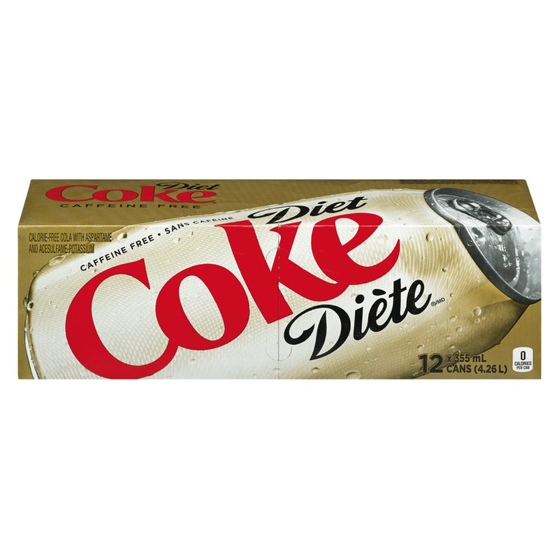 CAFFN FREE DIET COKE 12x355ml [12 pkg]