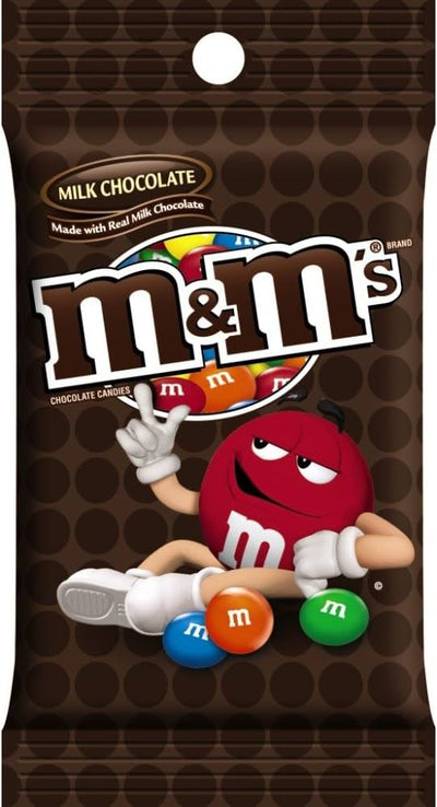 M&Ms MILK CHOCO PEG PACK [100 g]