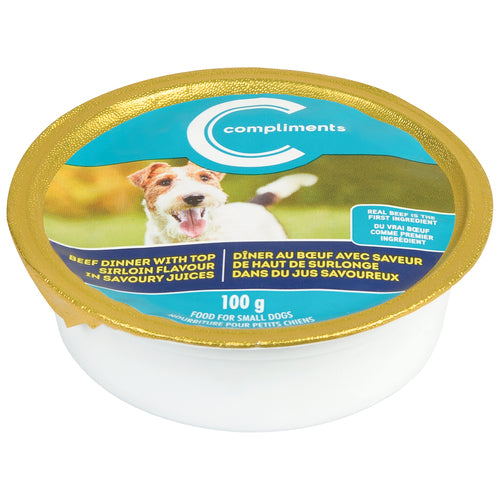 COMP SML DOG FOOD TOP SIRLOIN [100 g]