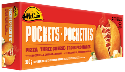 MCCAIN PIZZA POCKETS 3CHEESE [300 g]