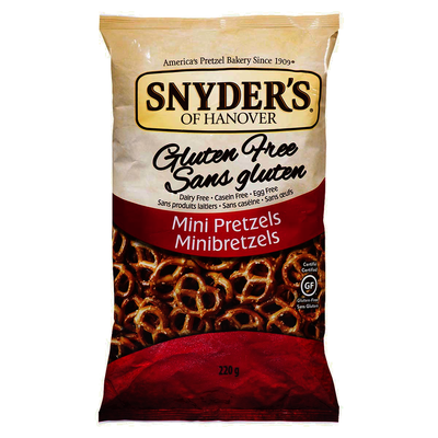 SNYDERS GLUT FREE MINI PRETZL [220 g]
