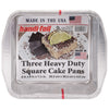 HANDI FOIL CAKE PAN SQR HVY DT [3 ea]