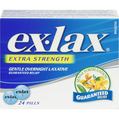 EXLAX SENNA FORM XST 25MG [24 ea]