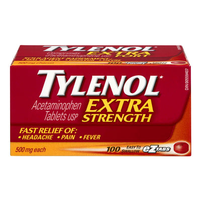 TYLENOL EXTRA STRENGTH TABLET [100 TB]